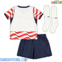 Camisa de time de futebol Estados Unidos Replicas 1º Equipamento Infantil Mundo 2026 Manga Curta (+ Calças curtas)